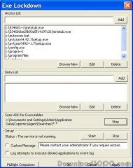 Exe Lockdown screenshot